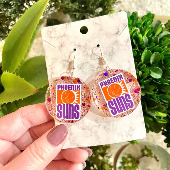 Phoenix Suns Earrings - Picture 3 of 4